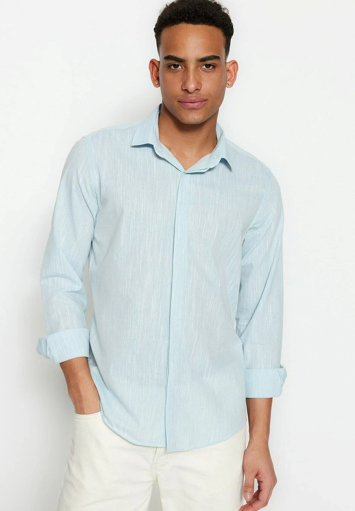 Trendyol Camisa - Blue