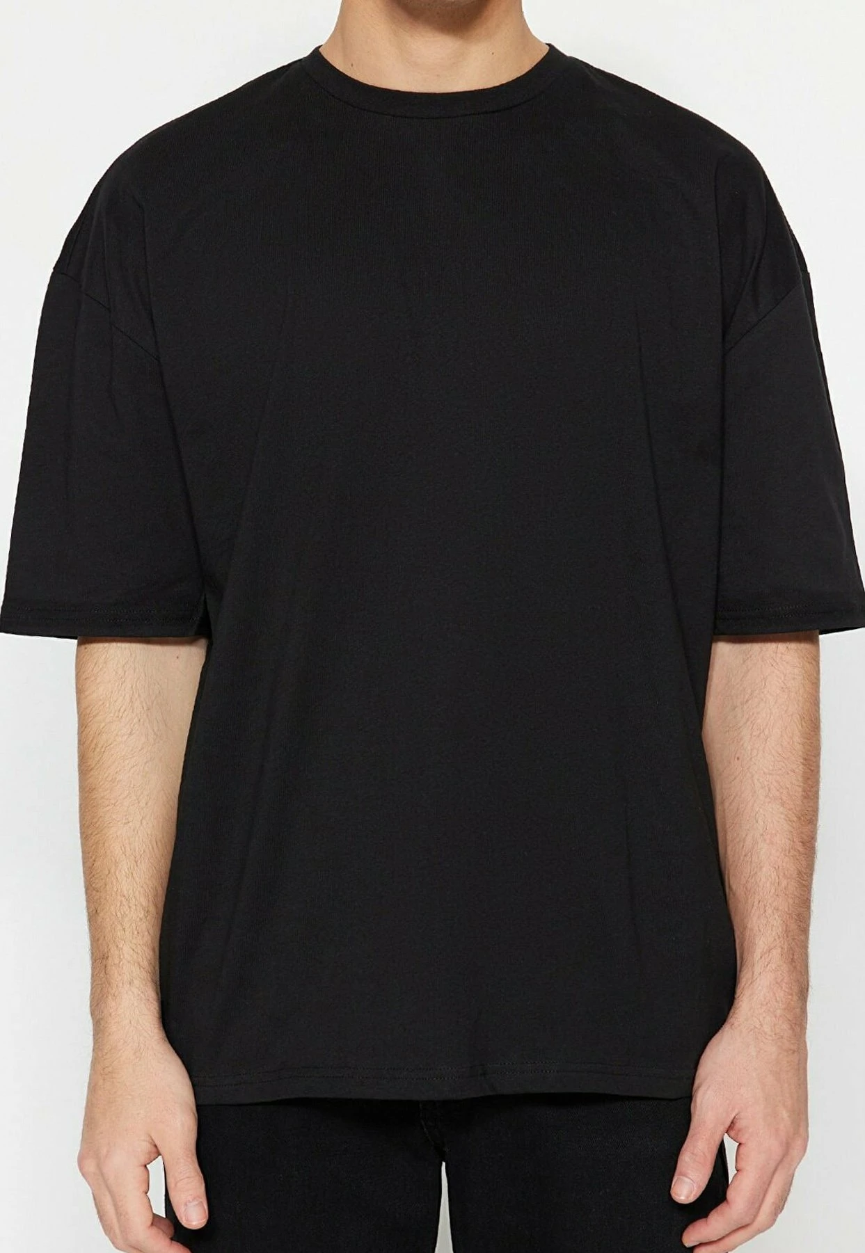 Trendyol Camiseta Estampada - Black - Imagen 3