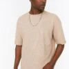 Trendyol Gewoontjes - Camiseta Básica - Camel