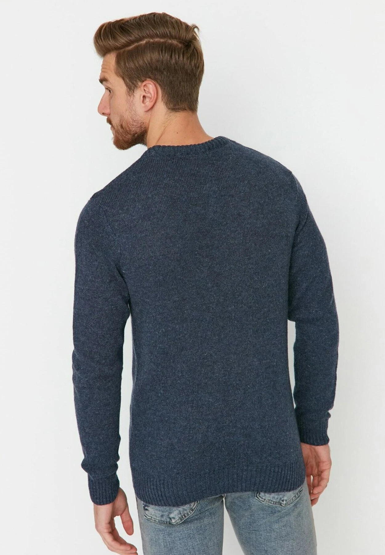 Trendyol Christmas - Jersey De Punto - Navy Blue - Imagen 2