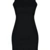 Trendyol Gewoontjes - Vestido De Tubo - Black