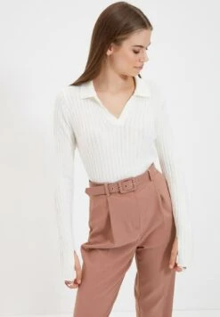 Trendyol Parent-101107229 - Jersey De Punto - Cream