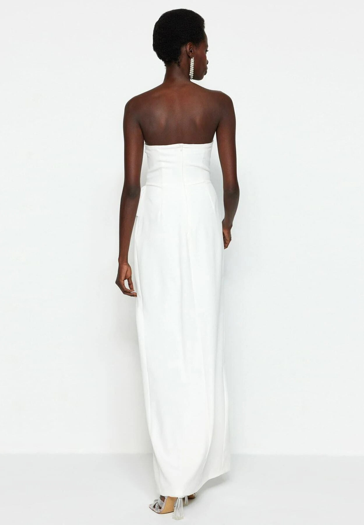 Trendyol Evening- Vestido De Fiesta - Cream - Imagen 3