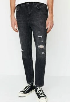 Trendyol Dziennik - Vaqueros Rectos - Black