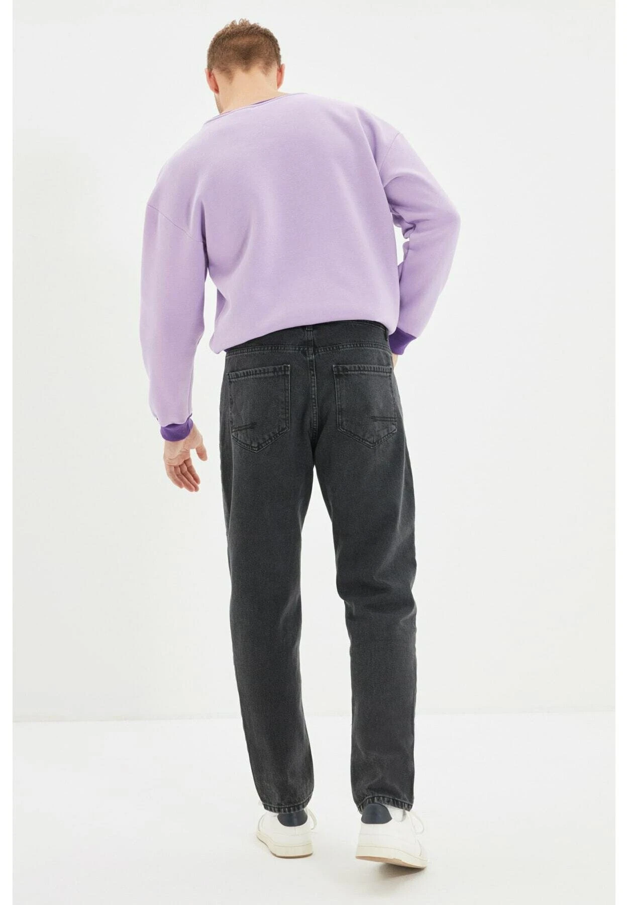 Trendyol Vaqueros Rectos - Black - Imagen 2