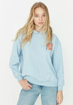 Trendyol Jersey Con Capucha - Blue