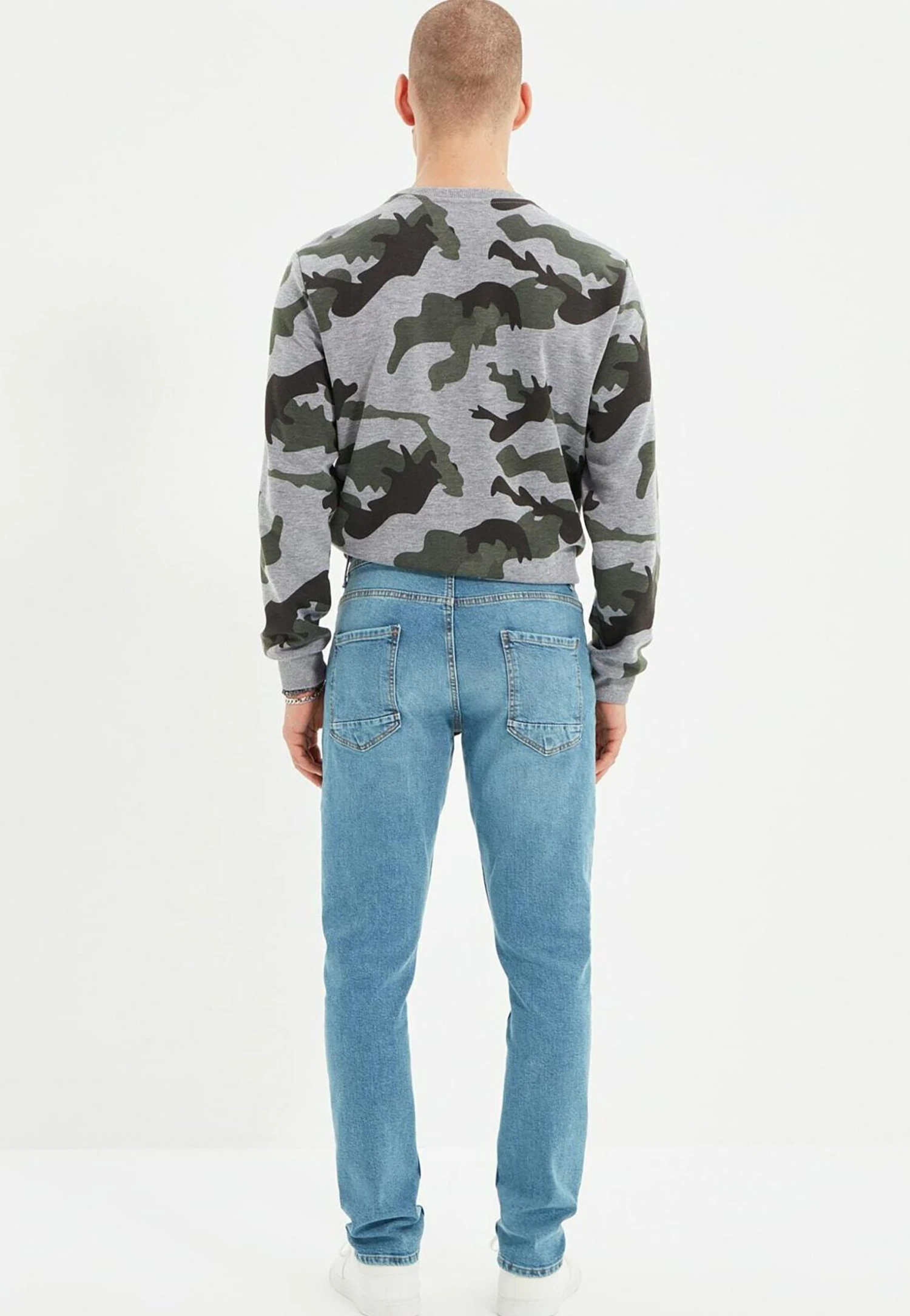 Trendyol Vaqueros Rectos - Blue - Imagen 3