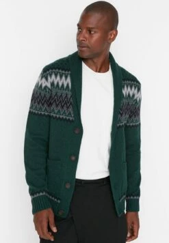 Trendyol Chaqueta De Punto - Green