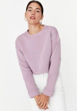 Trendyol Gewoontjes - Sudadera - Purple