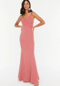 Trendyol Vestido Largo - Pink