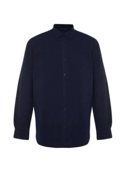 Trendyol Gewoontjes - Camisa - Navy Blue