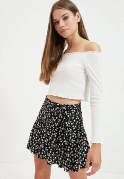 Trendyol Parent - Falda Acampanada - White