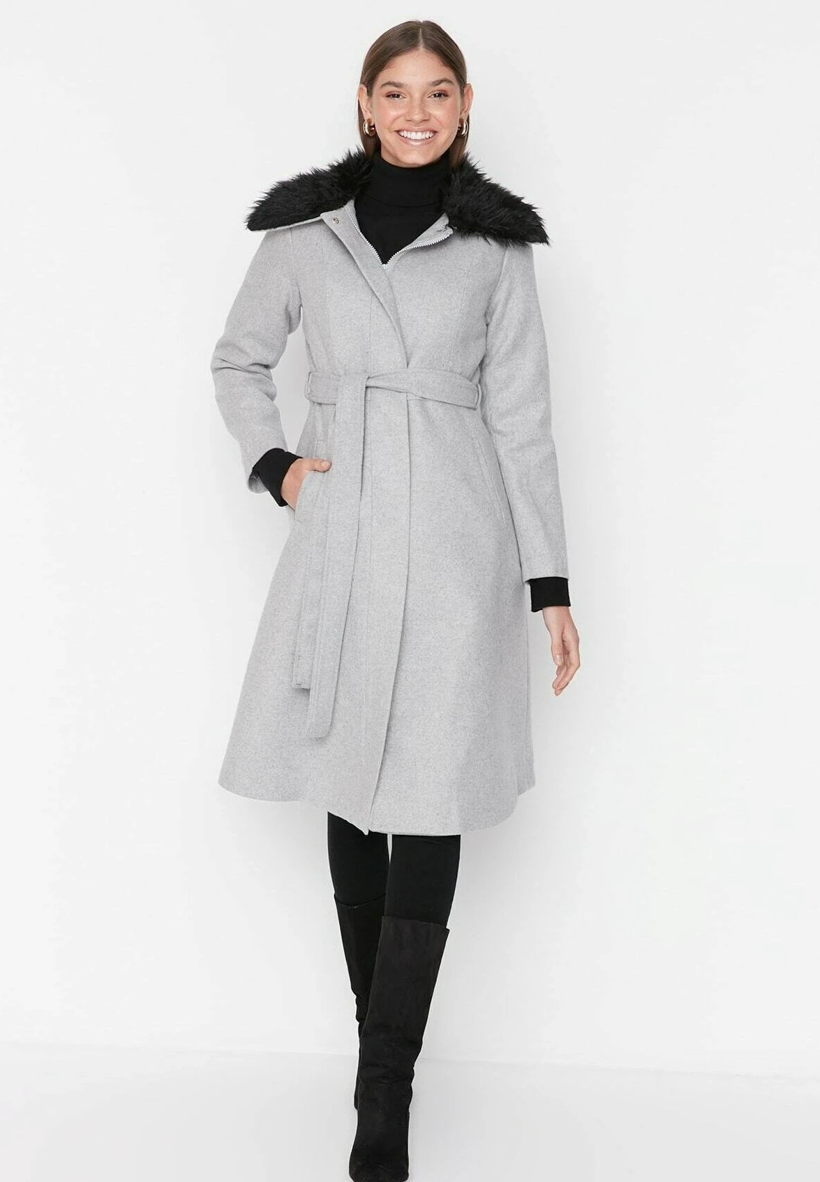 Modest- Abrigo Clásico - Grey