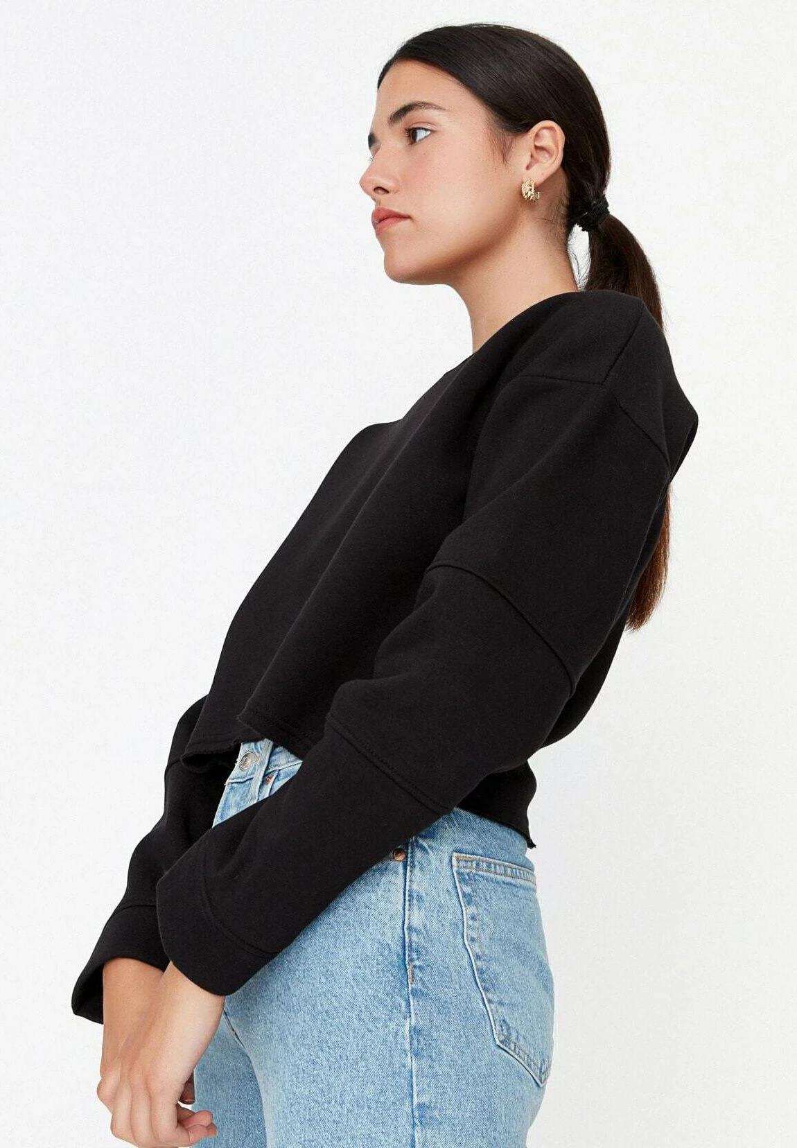 Trendyol Gewoontjes - Sudadera - Black - Imagen 5