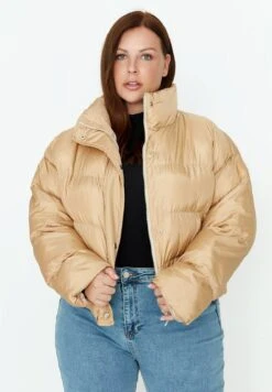 Plus Size- Chaqueta De Invierno - Brown