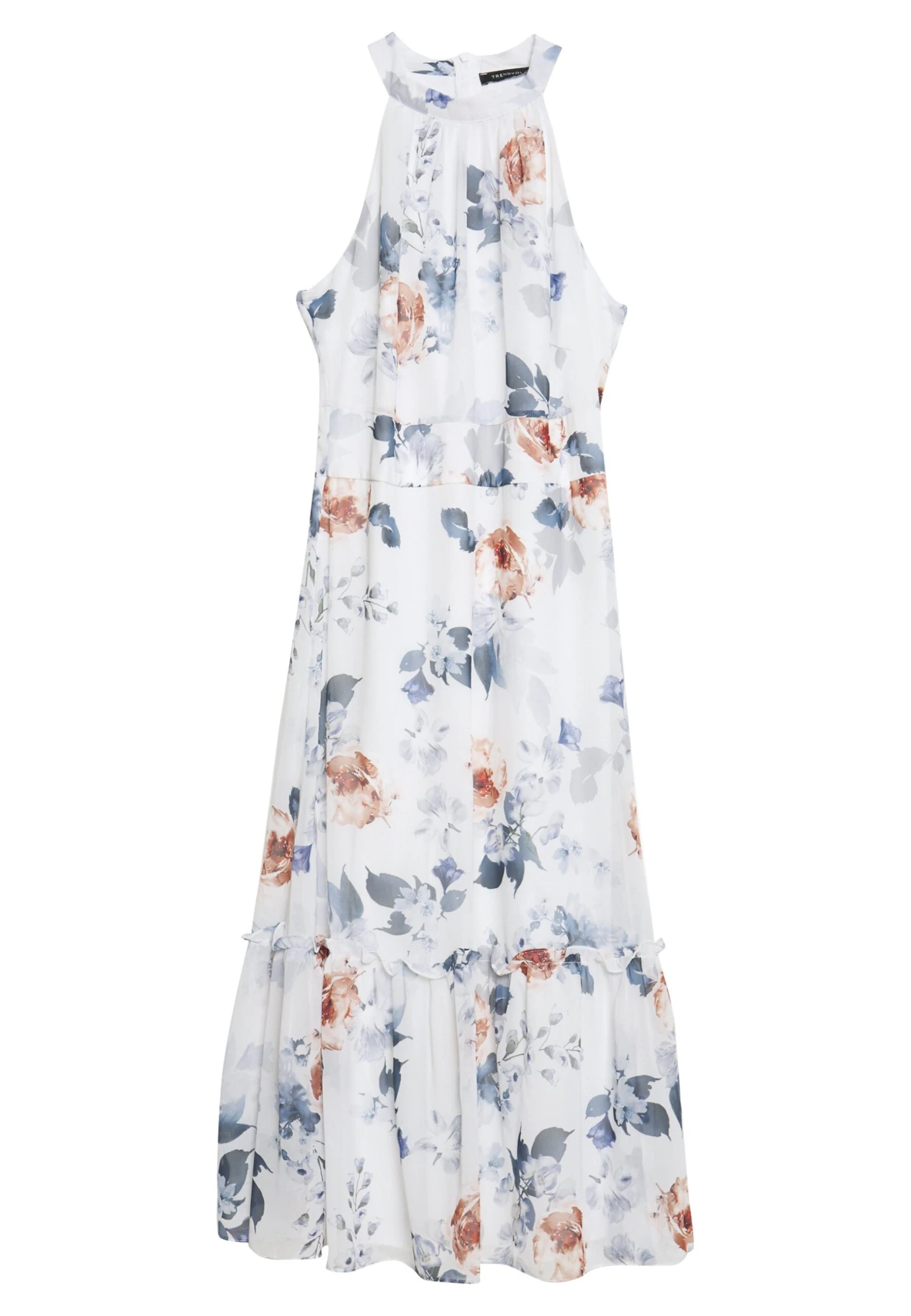 Trendyol Renkli - Vestido Informal - Ecru