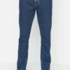 Trendyol Vaqueros Rectos - Navy Blue