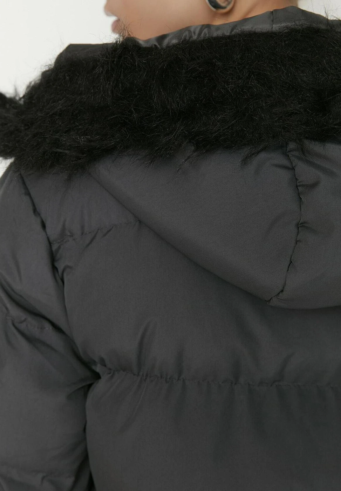 Trendyol Abrigo De Invierno - Gray - Imagen 5