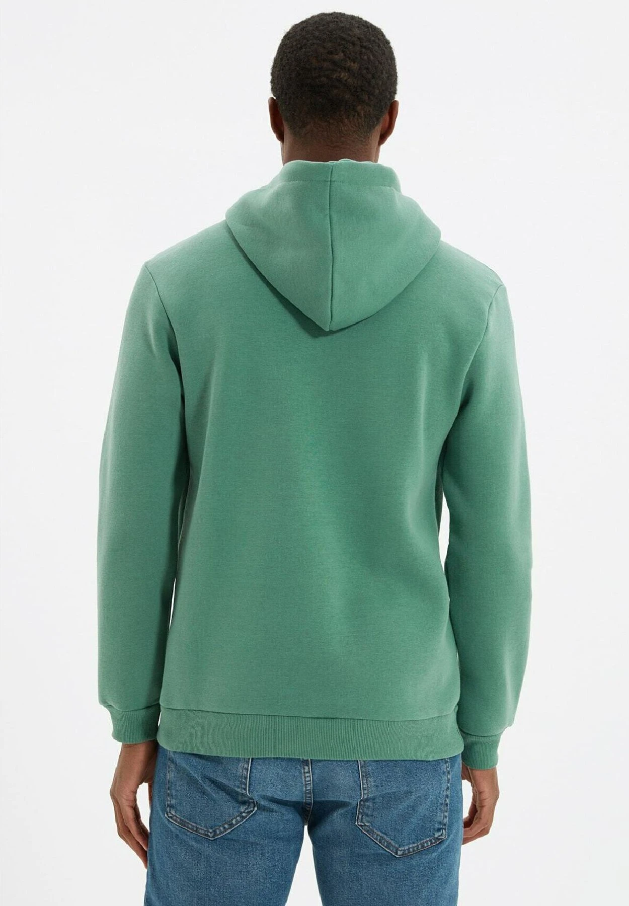 Trendyol Jersey Con Capucha - Green - Imagen 2