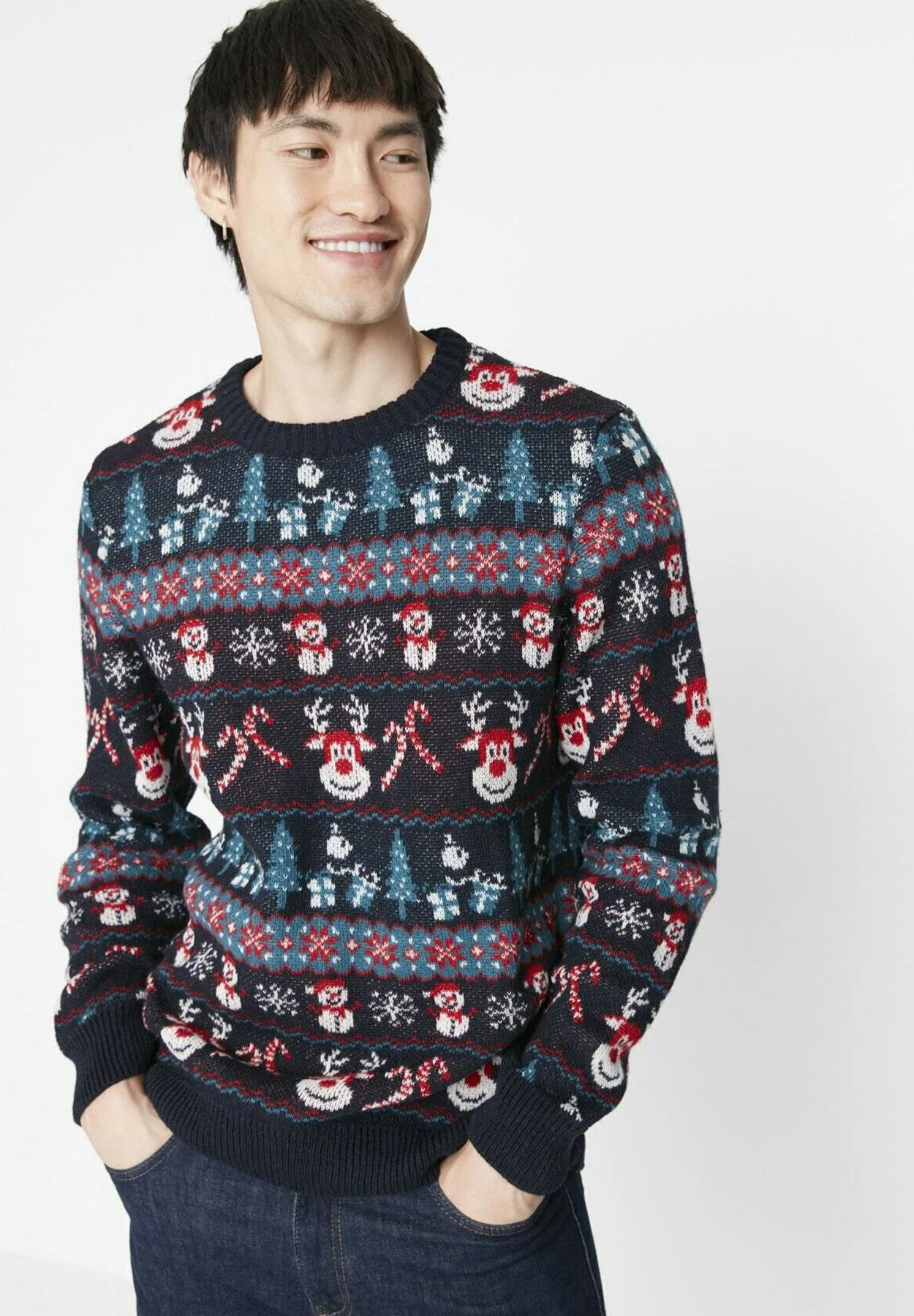 Trendyol Christmas - Jersey De Punto - Pink - Imagen 4