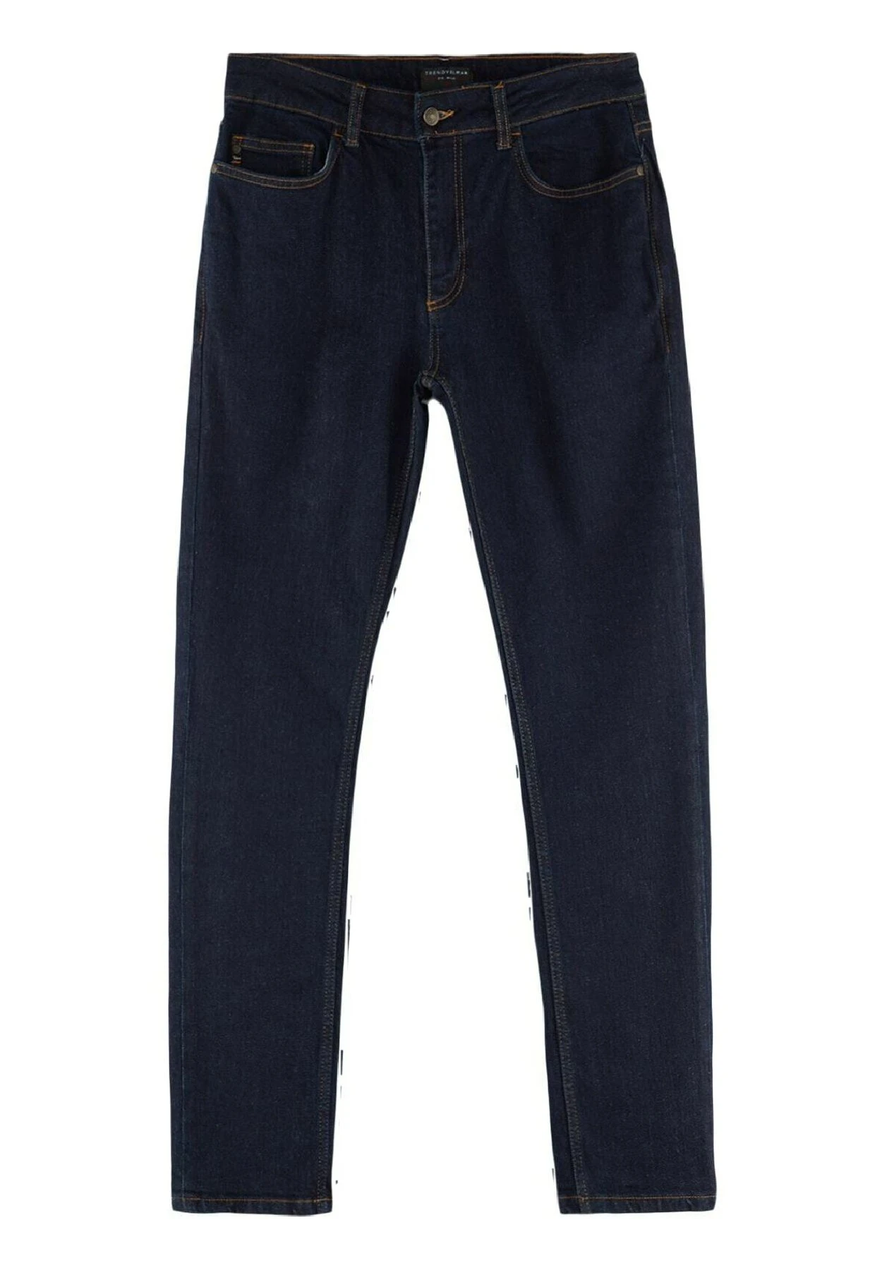 Trendyol Vaqueros Pitillo - Navy Blue