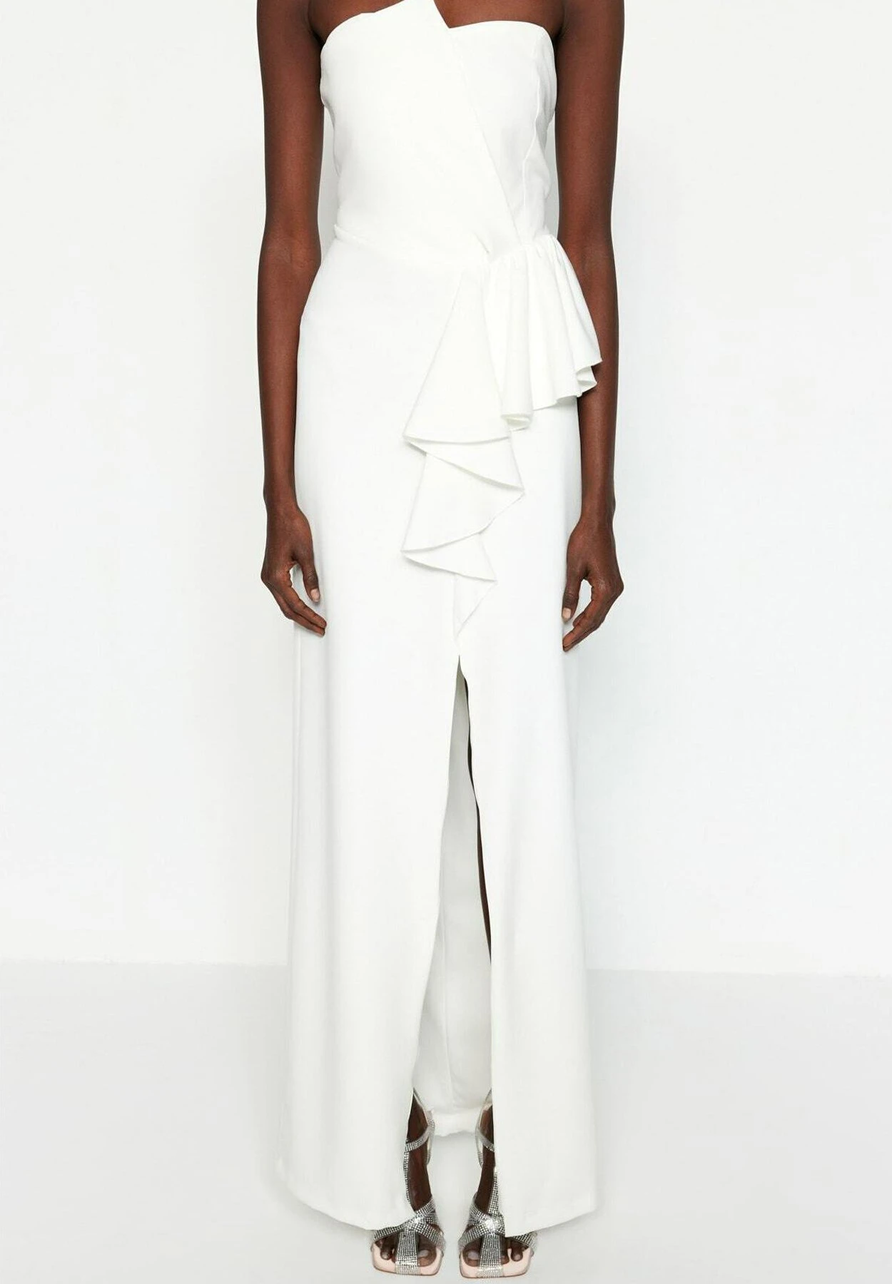 Trendyol Evening- Vestido De Fiesta - Cream - Imagen 6