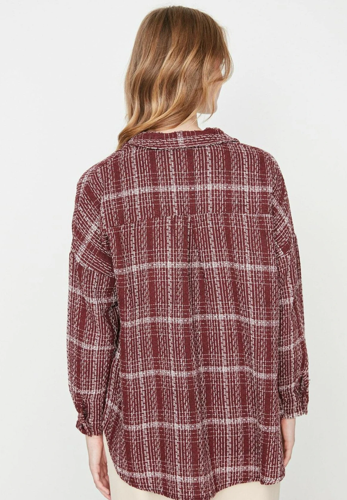 Trendyol Camisa - Burgundy - Imagen 2