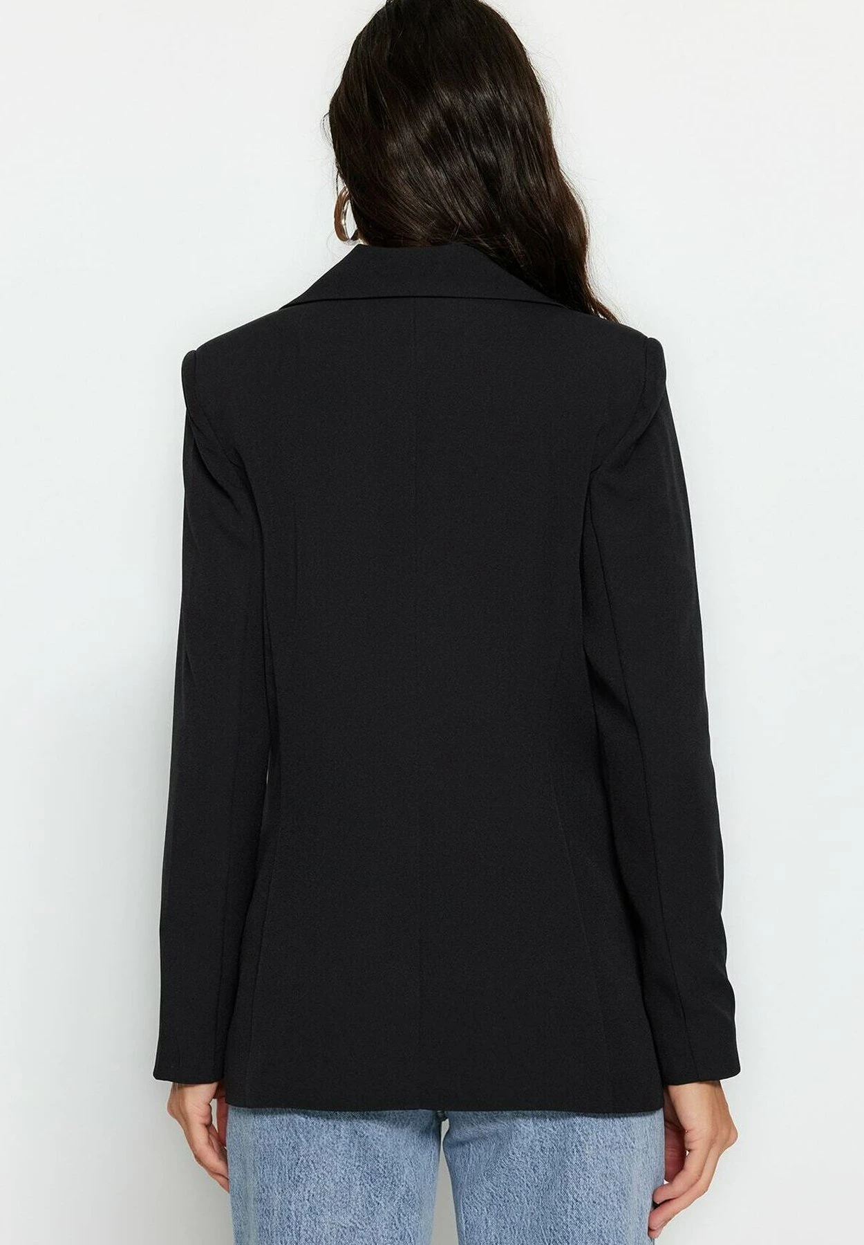 Trendyol Bedrijf - Abrigo Corto - Black - Imagen 3