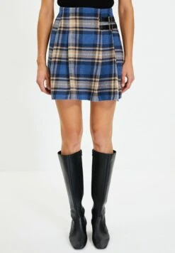 Trendyol Falda Acampanada - Navy Blue