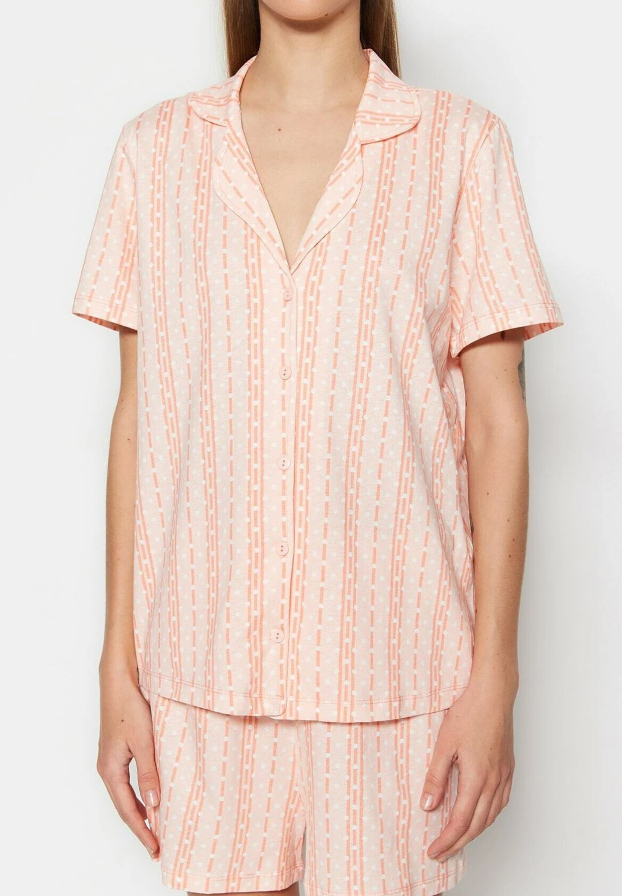 Trendyol Set - Pijama - Salmon - Imagen 5