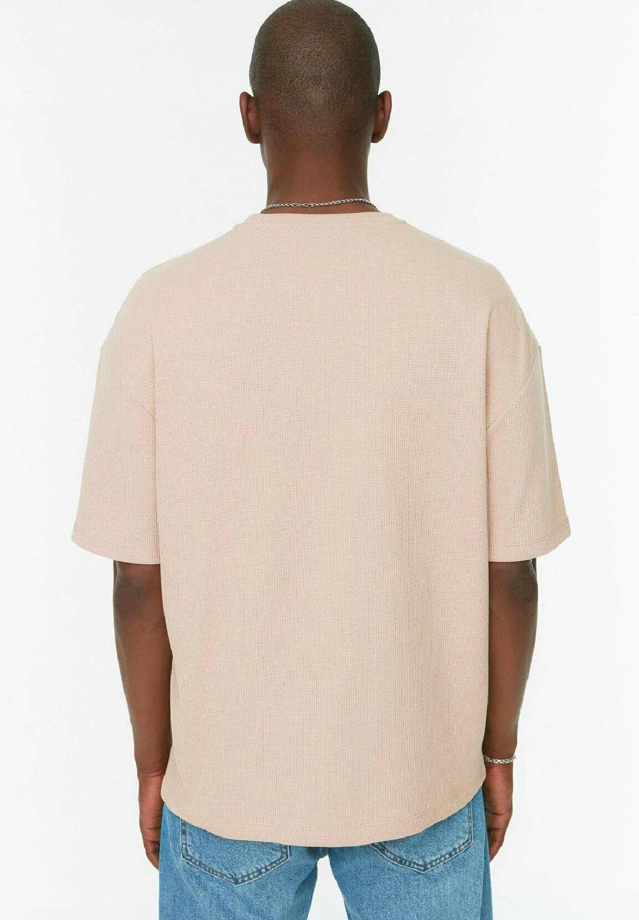 Trendyol Gewoontjes - Camiseta Básica - Camel - Imagen 2