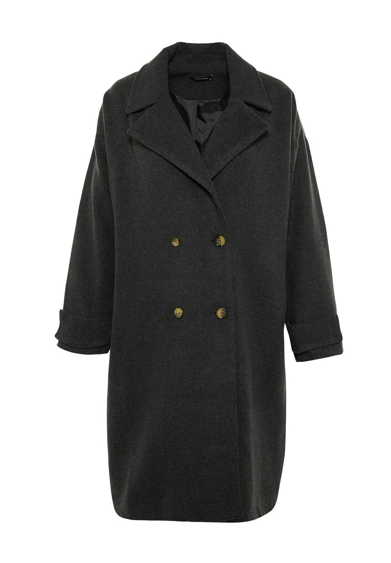 Plus Size - Abrigo Clásico - Gray - Imagen 5