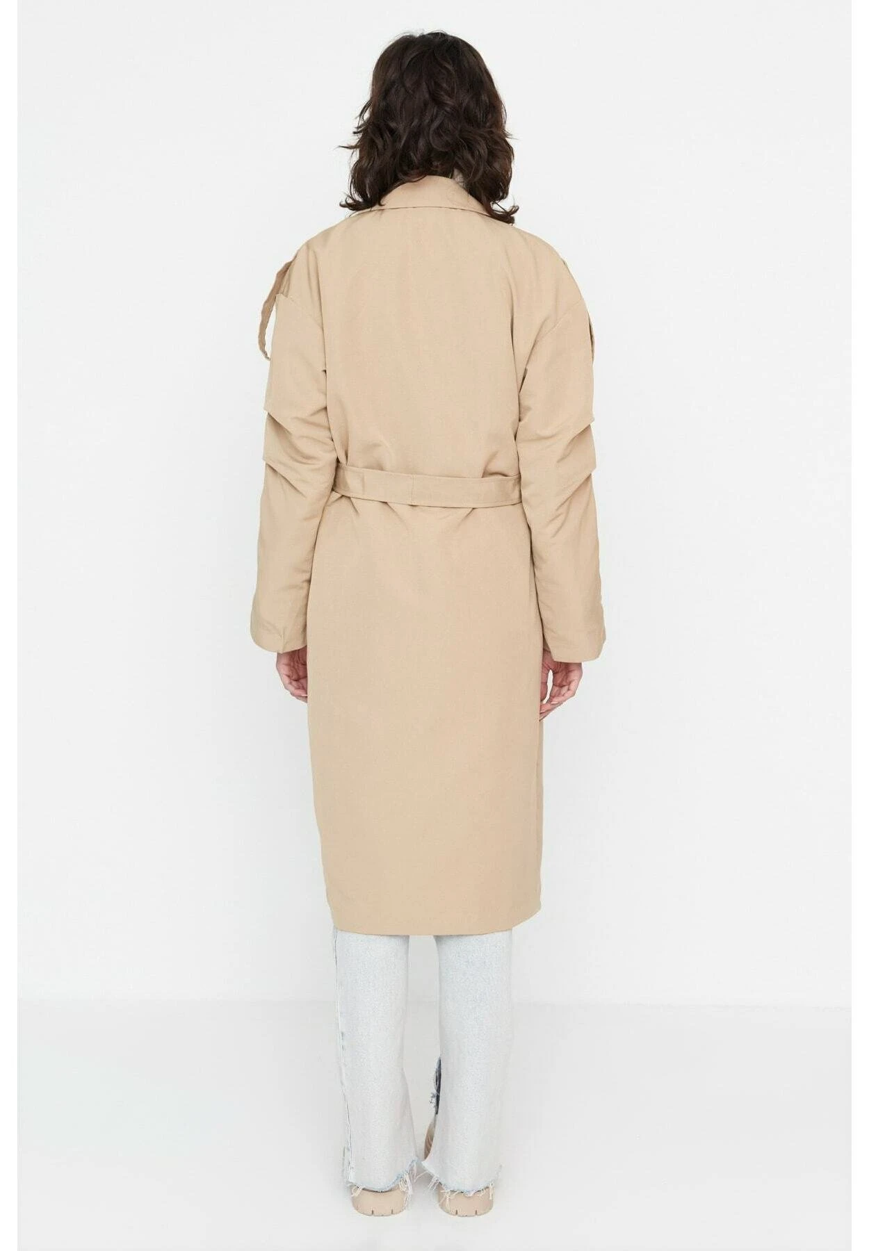 Trendyol Gabardina - Beige - Imagen 3