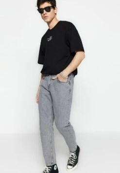 Trendyol Gewoontjes - Vaqueros Slim Fit - Grey