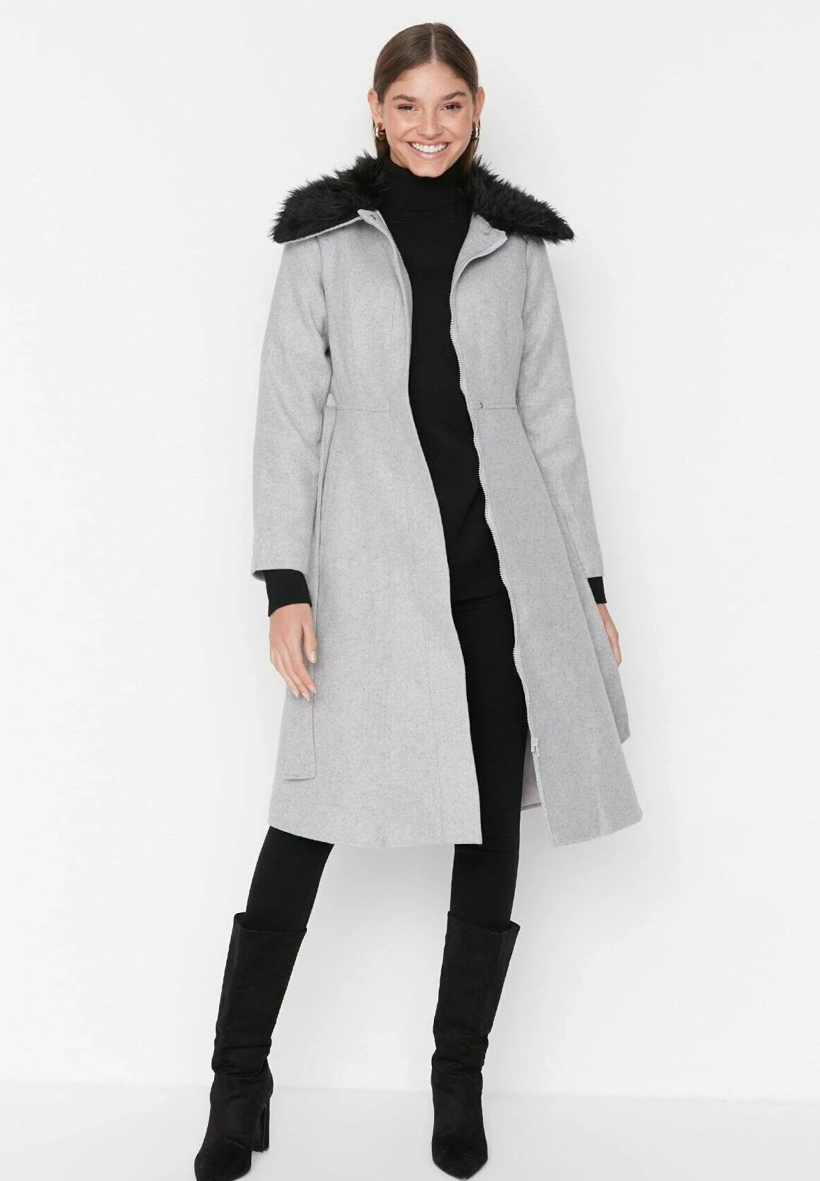 Modest- Abrigo Clásico - Grey - Imagen 2