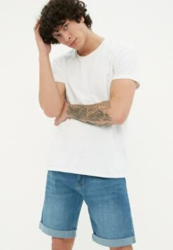 Trendyol Gewoontjes - Shorts Vaqueros - Blue