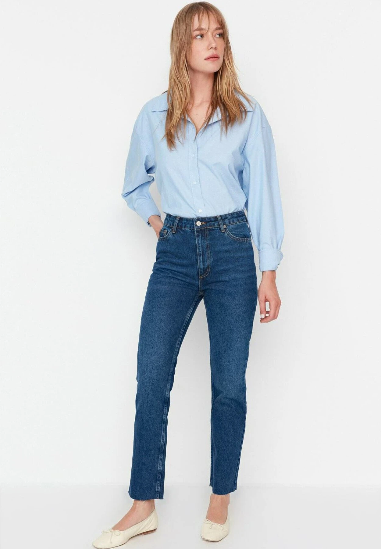 Trendyol Gewoontjes - Vaqueros Slim Fit - Blue - Imagen 5