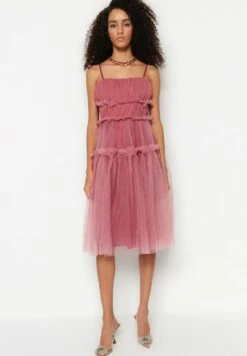 Trendyol Vestido Informal - Dried Rose