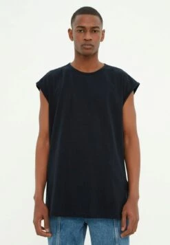 Trendyol Camiseta Básica - Navy Blue