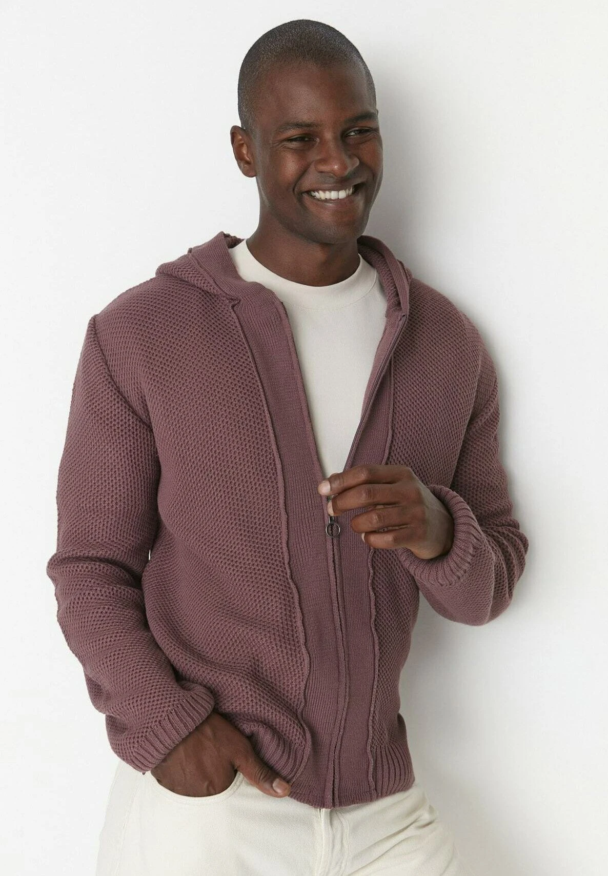 Trendyol Chaqueta De Punto - Pink