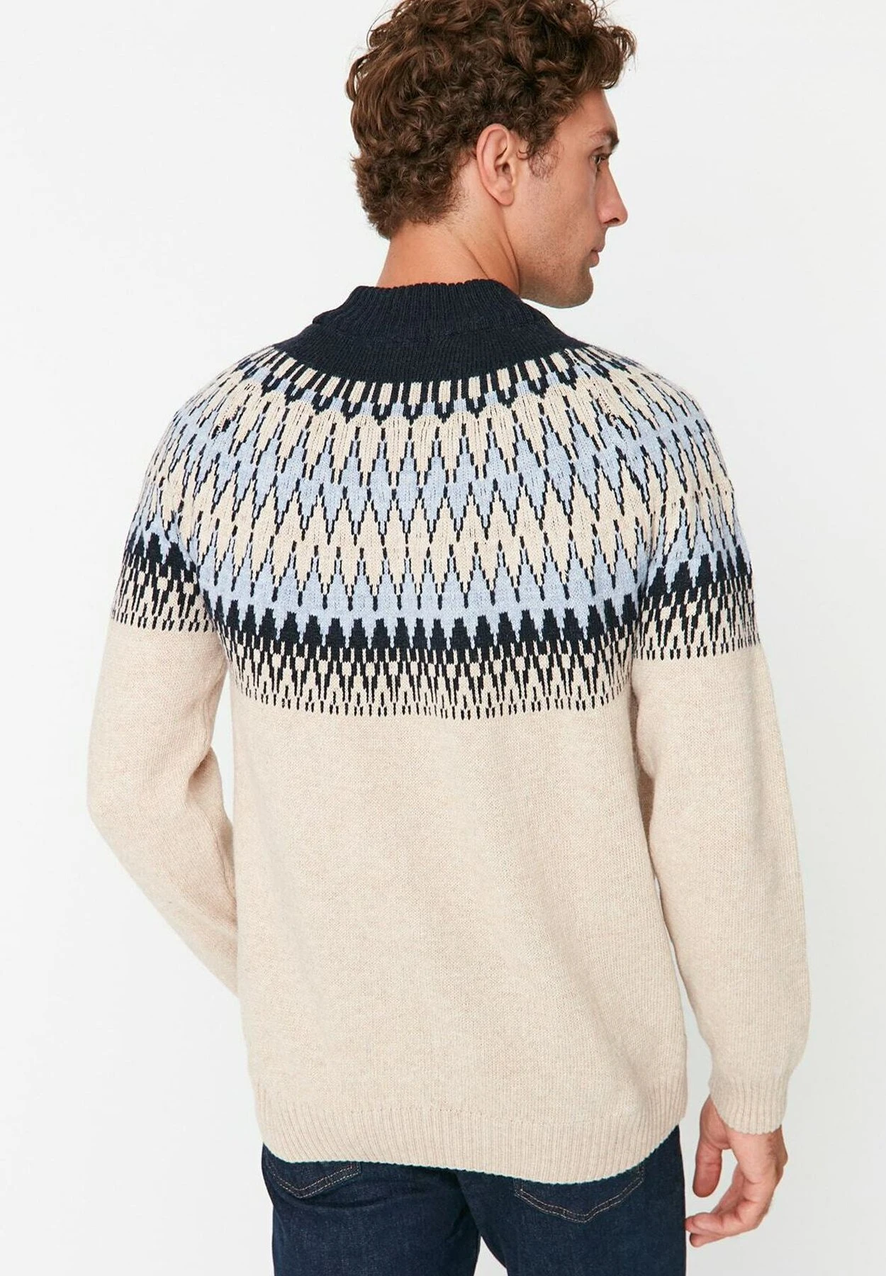 Trendyol Jersey De Punto - Beige - Imagen 2