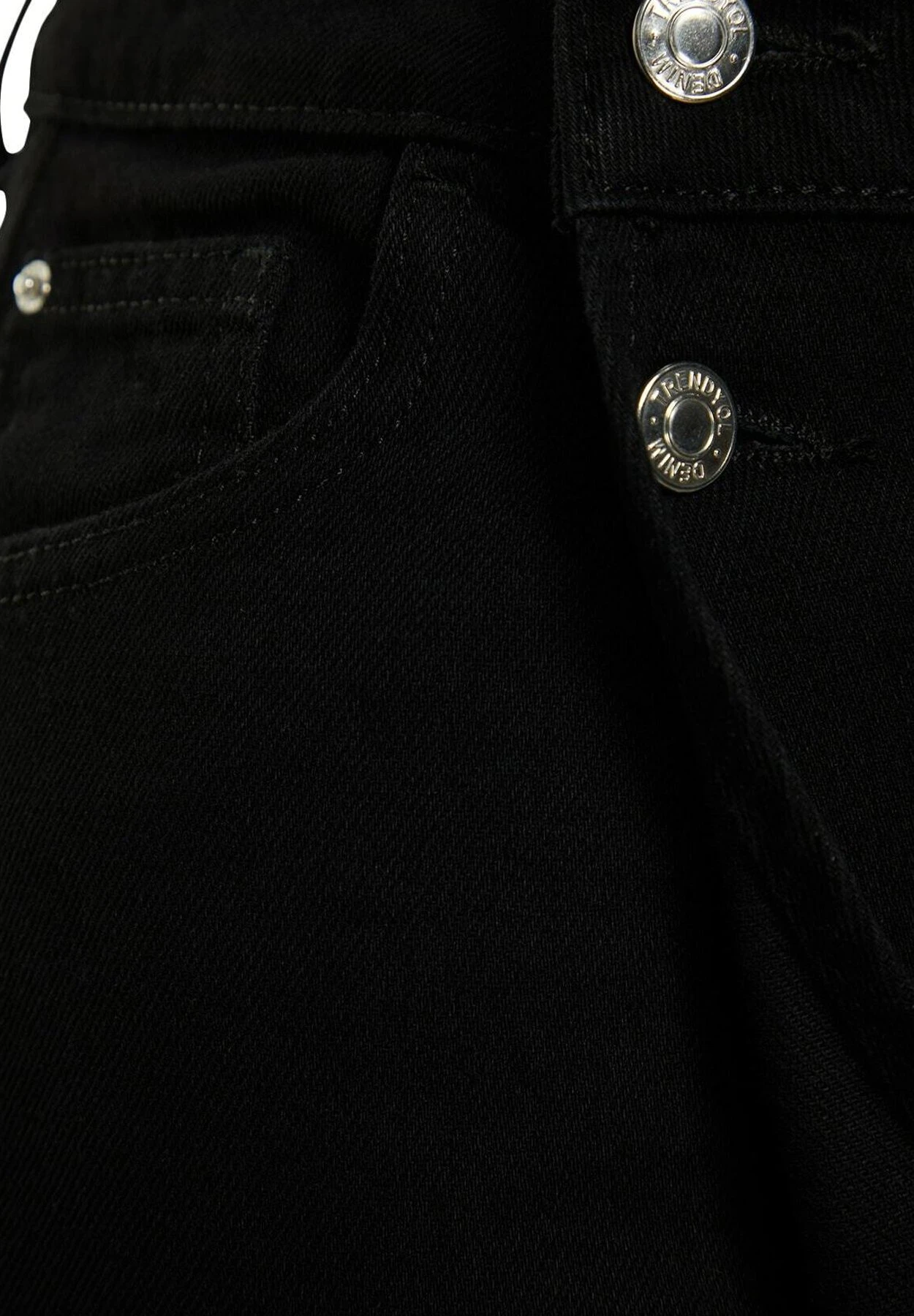 In Grote Maten Gewoontjes - Shorts Vaqueros - Black - Imagen 3