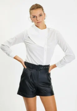 Trendyol Pantalón De Cuero - Black