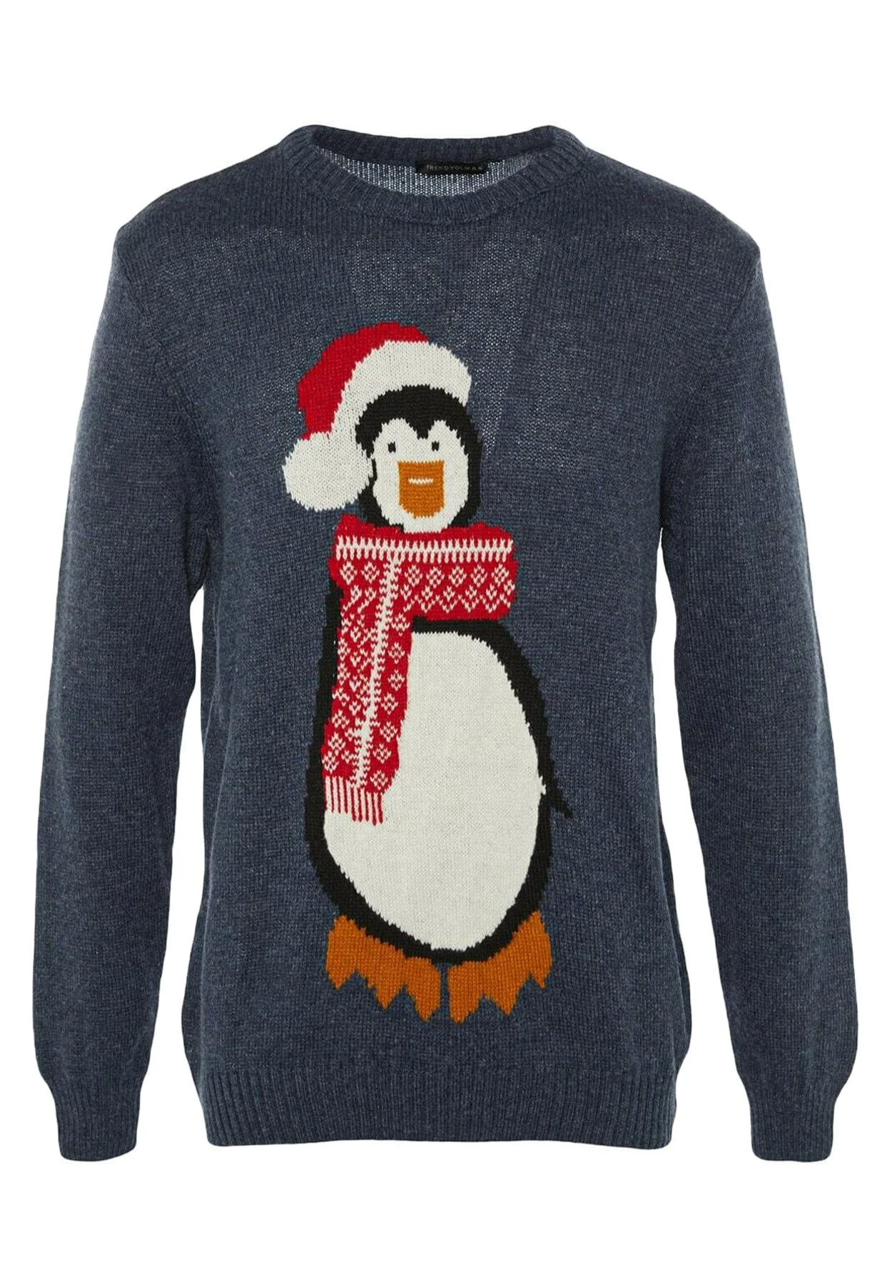 Trendyol Christmas - Jersey De Punto - Navy Blue - Imagen 4