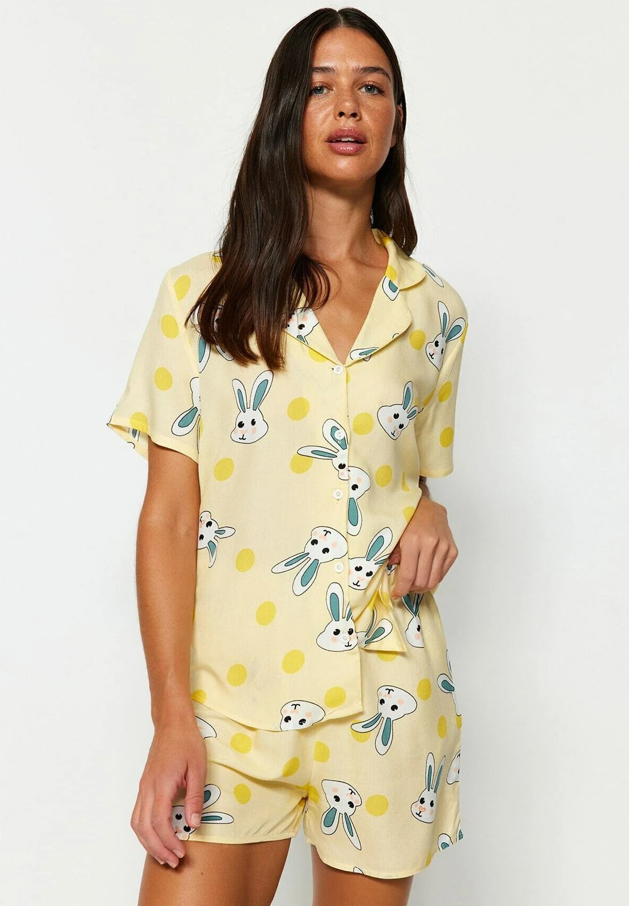 Trendyol Set - Pijama - Yellow - Imagen 4