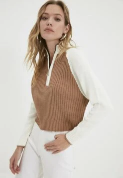 Trendyol Jersey De Punto - Brown