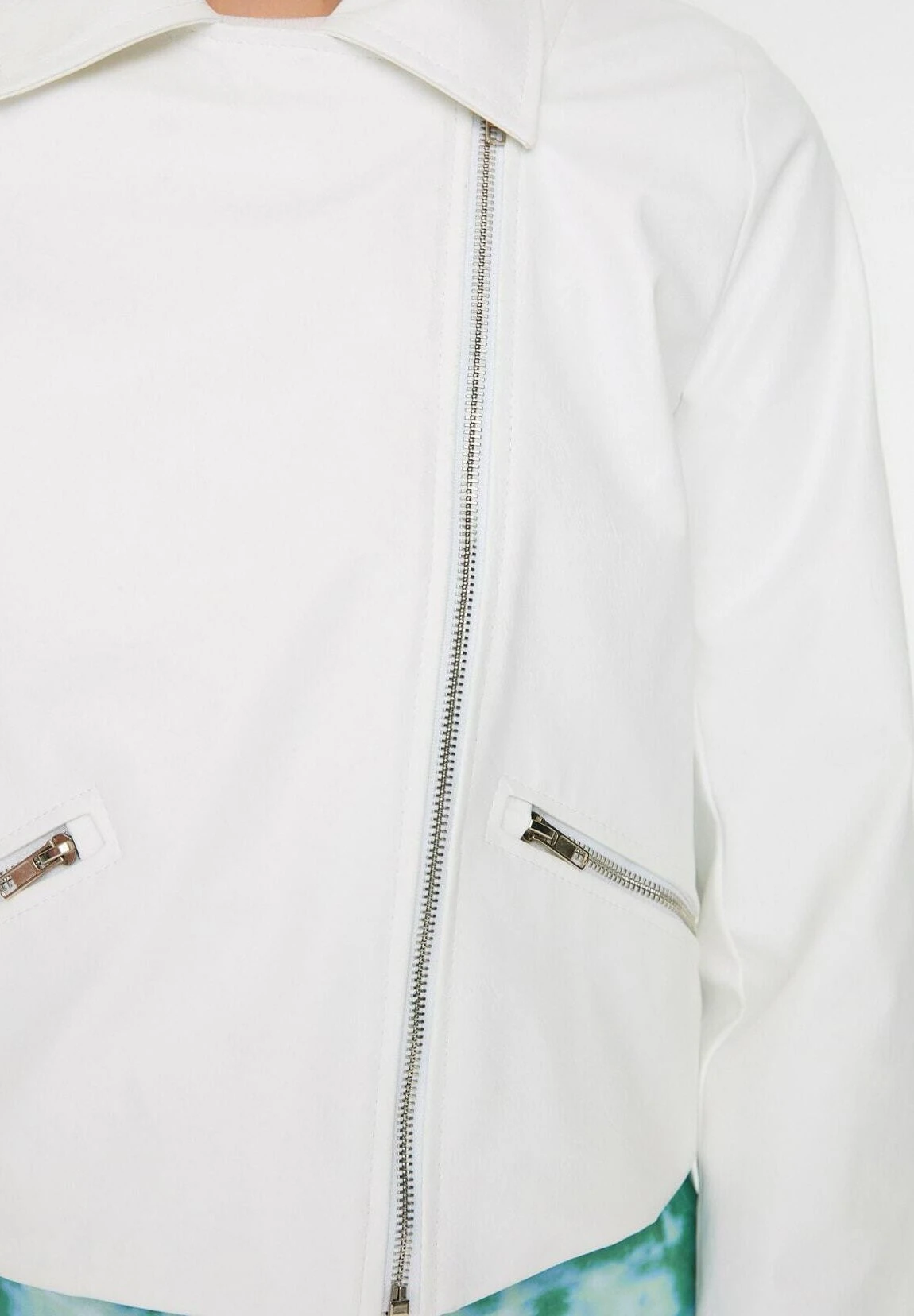 Trendyol Chaqueta Fina - Cream - Imagen 3