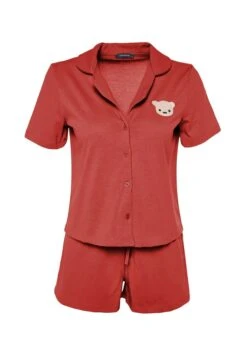 Trendyol Zestaw Salon Dom - Pijama - Orange